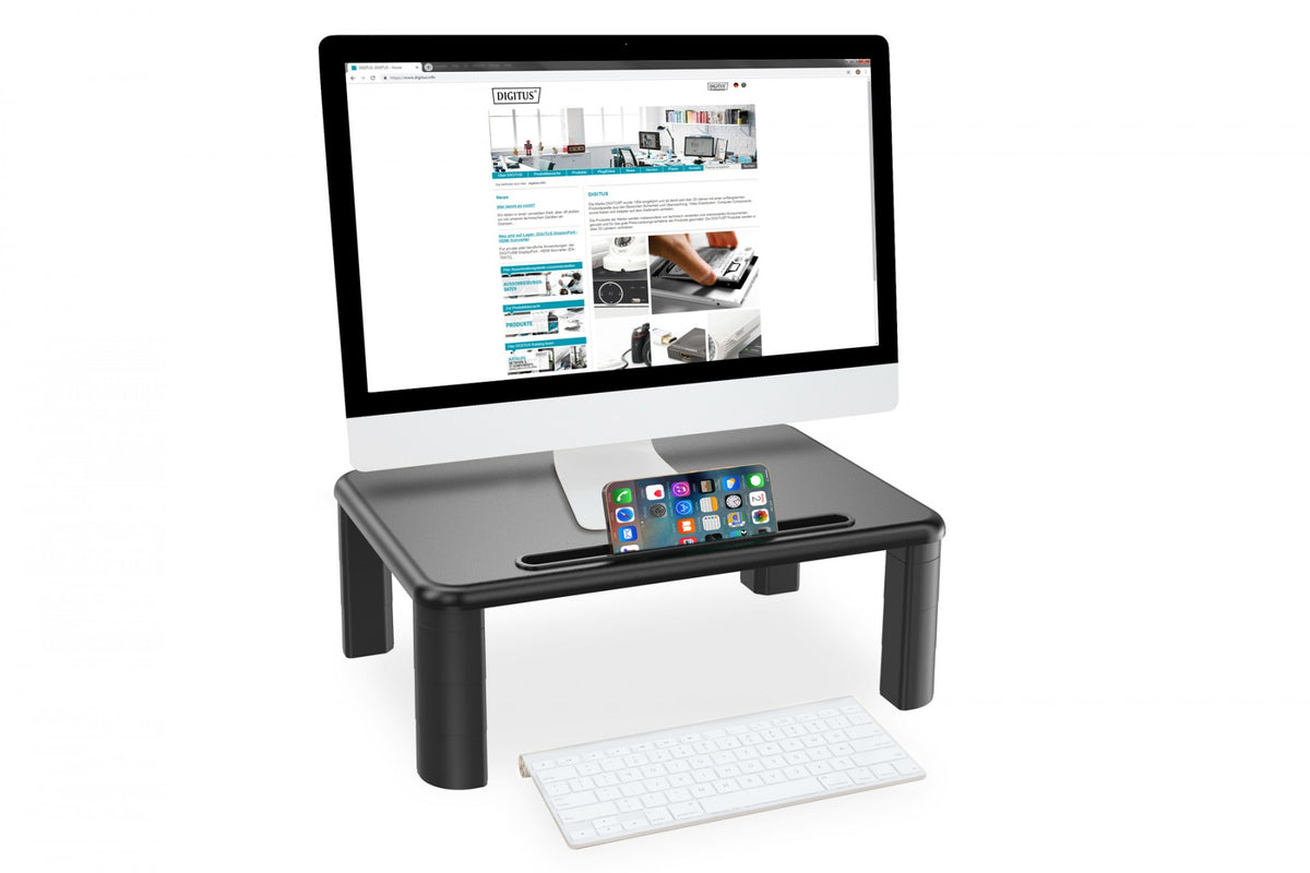 DIGITUS Adjustable tabletop Monitor Riser