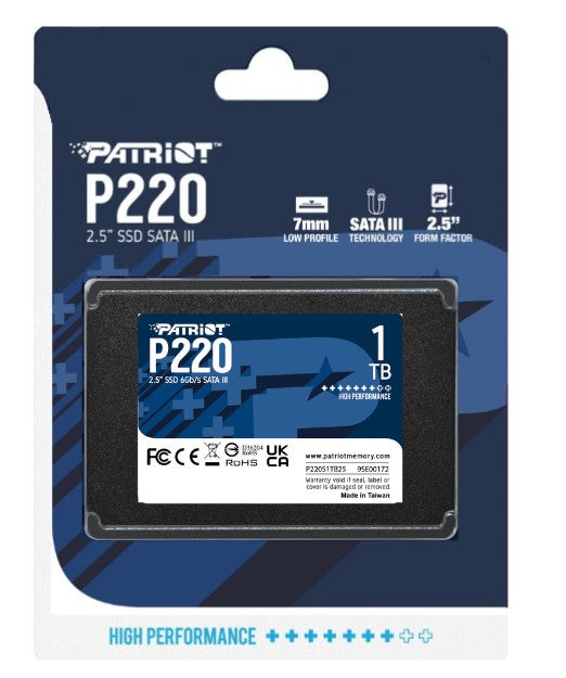 "Patriot Memory P220 1 To 2,5"" Serial ATA III"