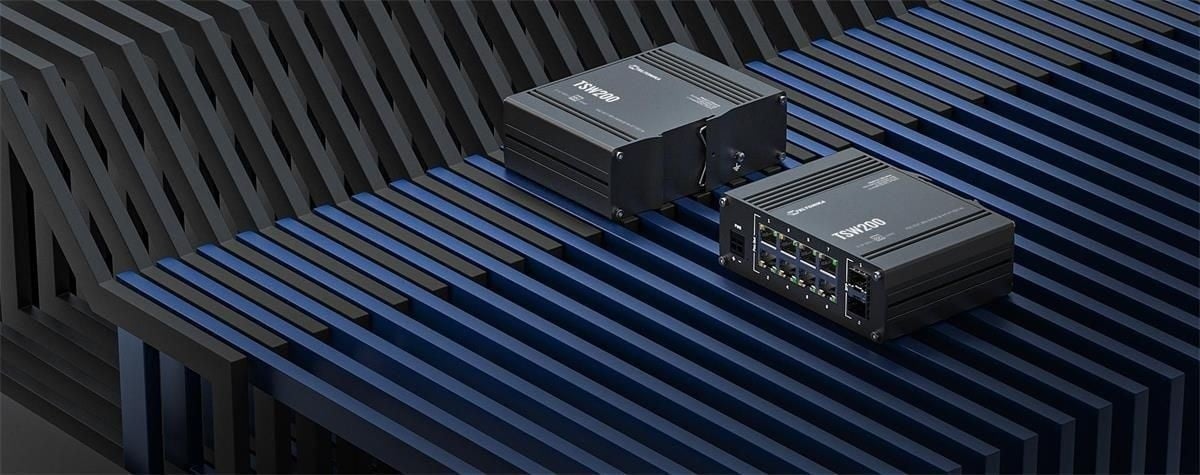 TELTONIKA NETWORKS TSW200 Industrial PoE+ Ethernet Switch