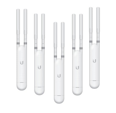 Ubiquiti UAP-AC-M-5 Networks 5x Unifi AC Mesh 867 Mbit/s Blanc Connexion Ethernet, supportant l'alimentation via ce port (PoE) (5-pack)