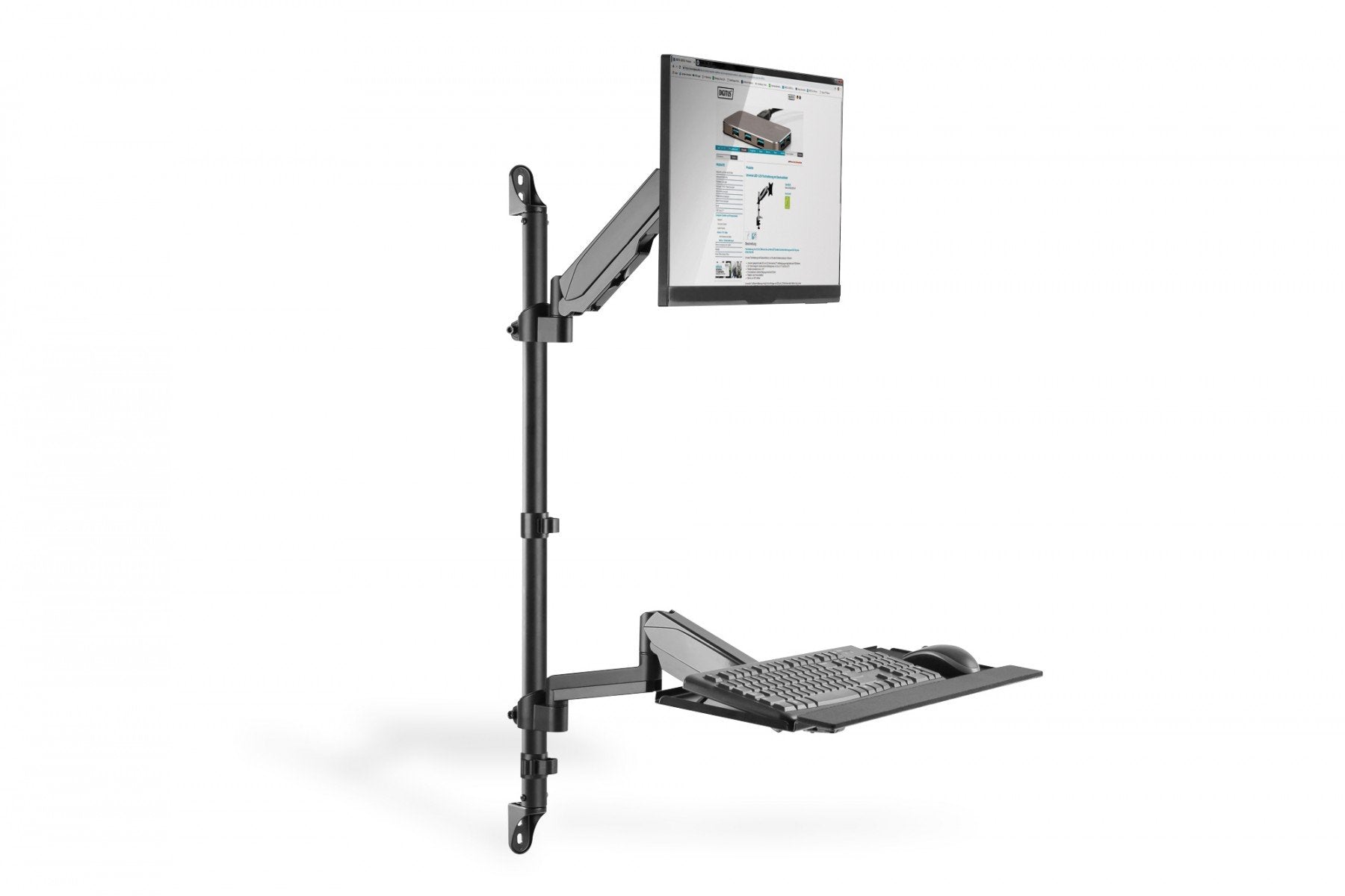 "Digitus DA-90372 support d'écran plat pour bureau 81,3 cm (32"") Noir"
