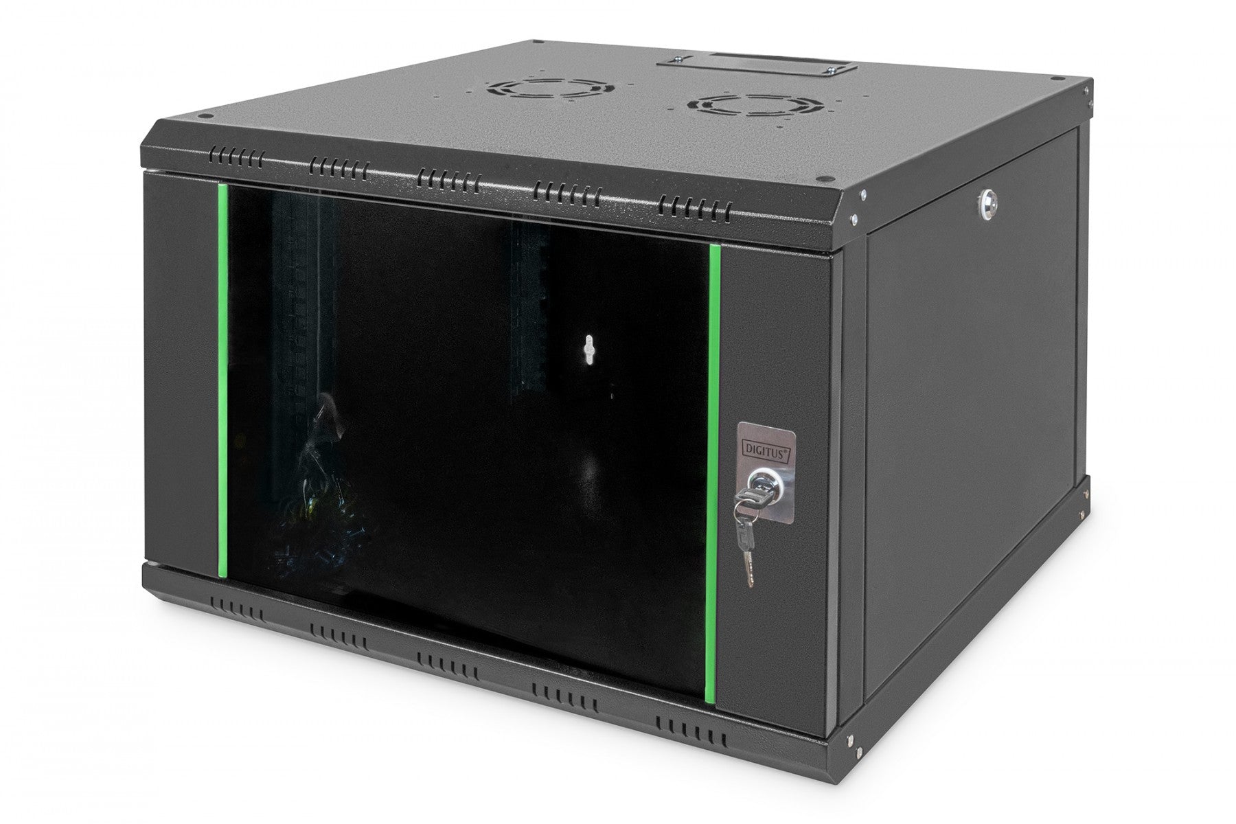 Digitus DN-19 07U-6/6-SW étagere 7U Rack monté sur le mur Noir