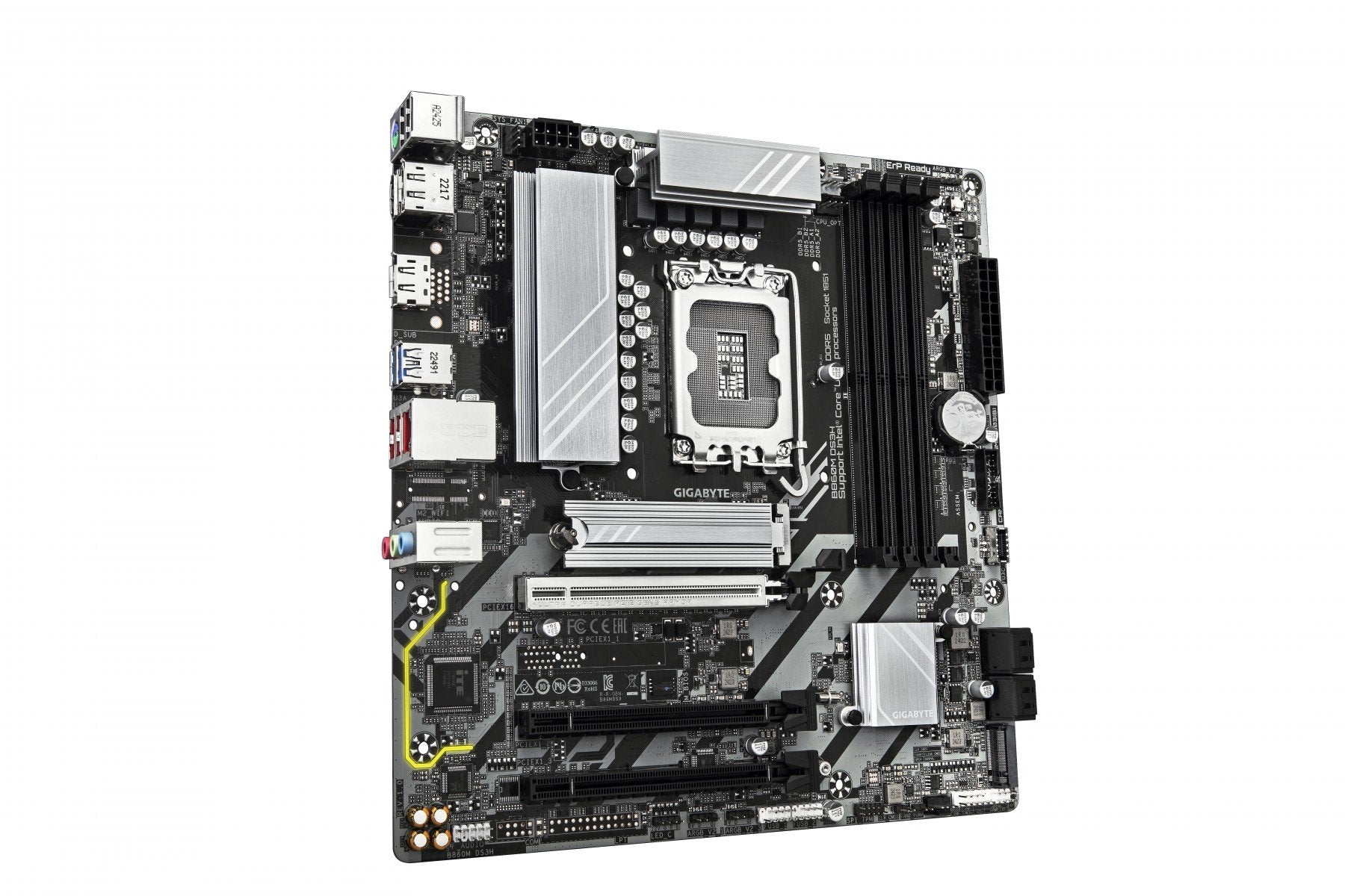 GIGABYTE B860M DS3H carte mere Intel B860 LGA 1851 (Socket V1) micro ATX