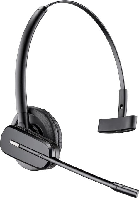 POLY CS540/A Casque Sans fil Crochets auriculaires Bureau/Centre d'appels Noir