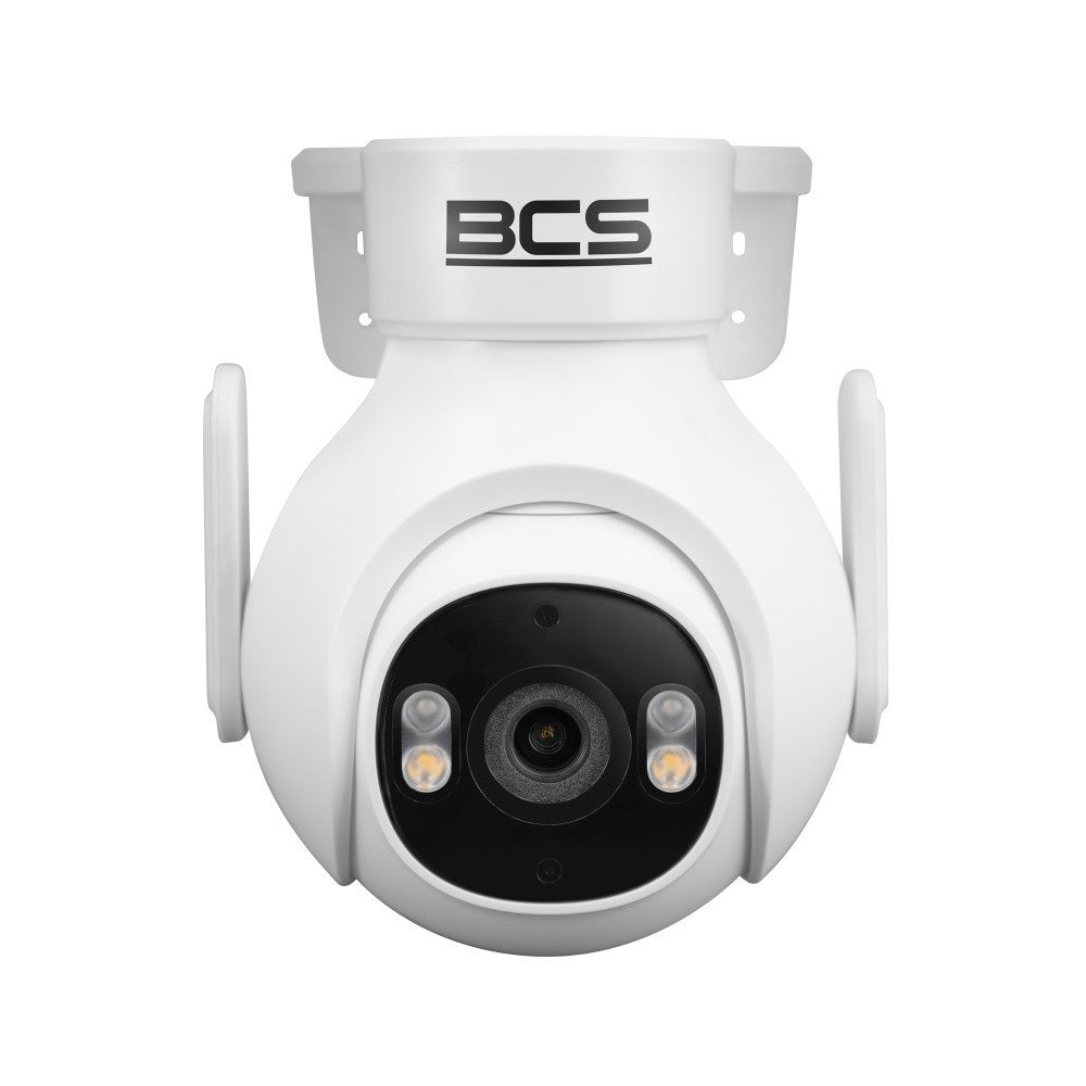 BCS BCS-L-PTHOME05 Caméra PTZ Wi-Fi 5MP avec LED, IP66, IA et acces a distance
