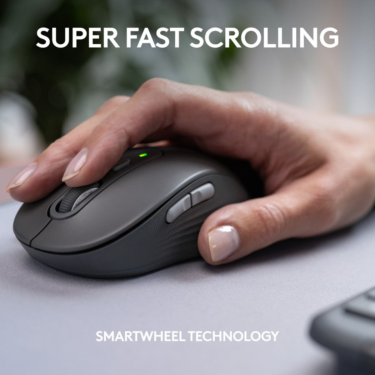 Logitech 920-012508 clavier Souris incluse Bureau RF sans fil + Bluetooth QWERTY US International Graphite