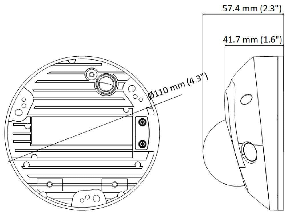 Hikvision DS-2CD2546G2-IS(2.8mm)(C) 4 MP Acusense Built-in Mic Fixed Mini Dome Network Camera