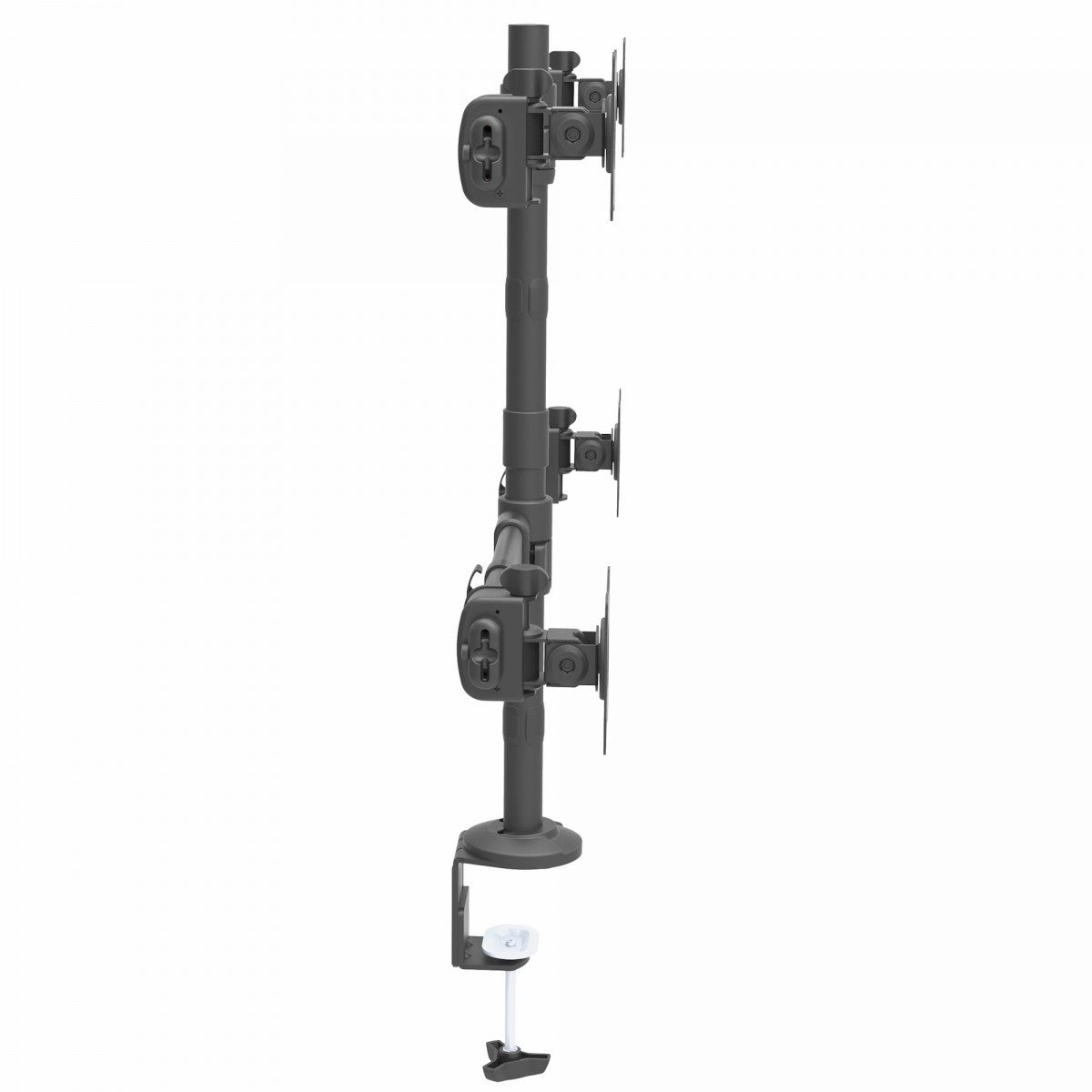 Desk Mount Quad Monitor Arm - Steel