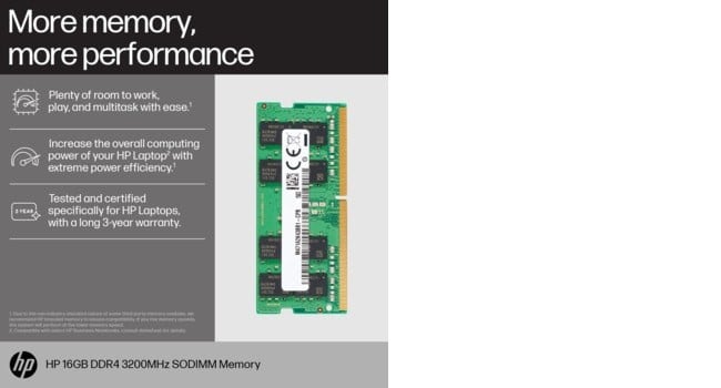 HP 16GB DDR4 3200 SO DIMM