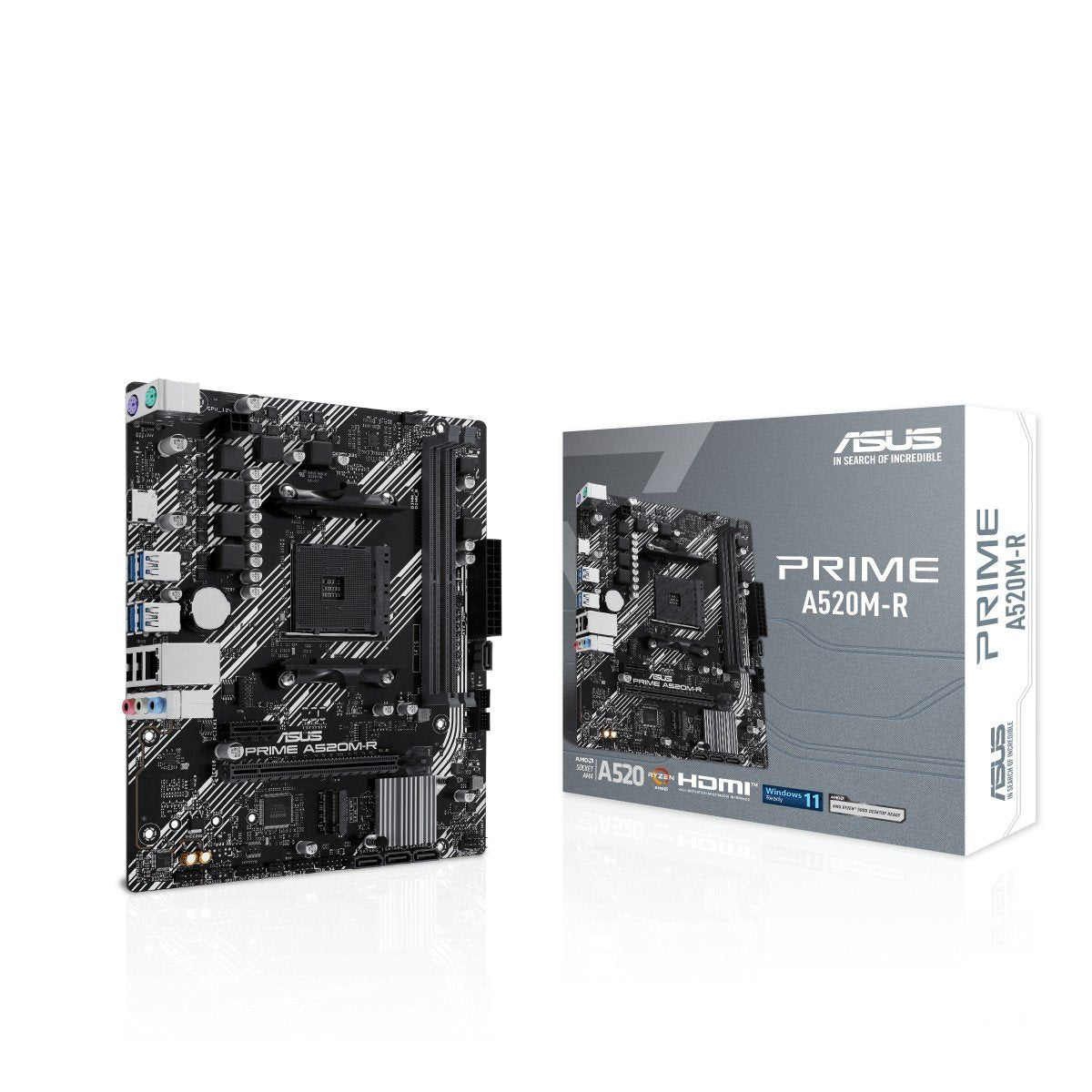ASUS PRIME A520M-R AM4 2xDDR4 microATX 4xSATA MB 1xHDMI 1xM.2