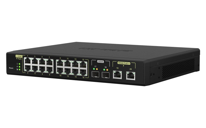 16x2.5GbE PoE 2x10GbE SFP+2x10GbE PoE wm