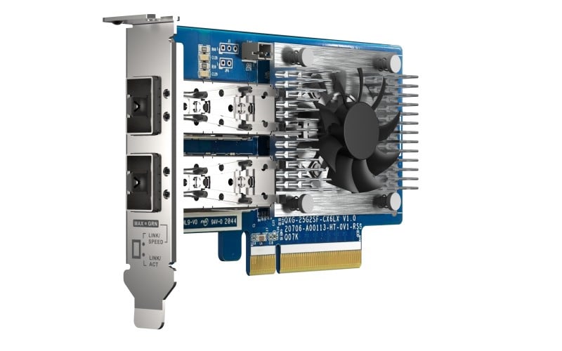 Dual-port SFP28 25GbE network expansion