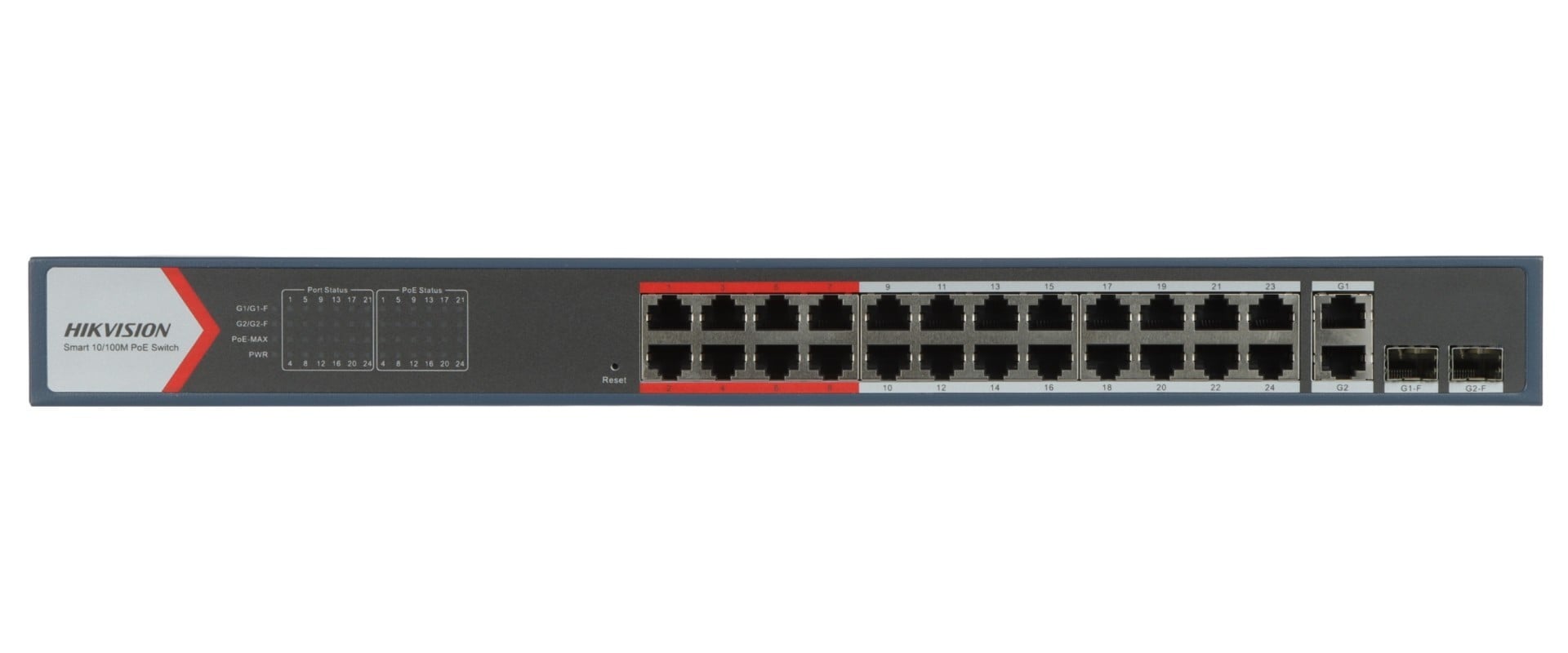 Hikvision DS-3E1326P-EI(B) Commutateur POE intelligent Fast Ethernet 24 ports