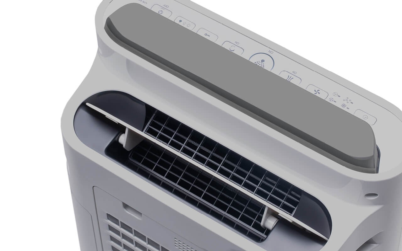 Sharp Home Appliances UA-HD50E-L purificateur d'air 38 m2 55 dB 54 W Gris