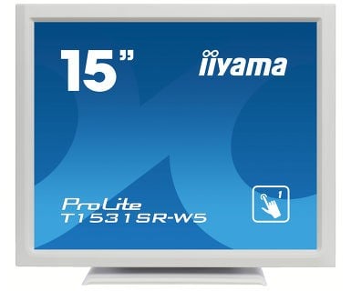 "iiyama ProLite T1531SR-W5 écran plat de PC 38,1 cm (15"") 1024 x 768 pixels LED Écran tactile Blanc"