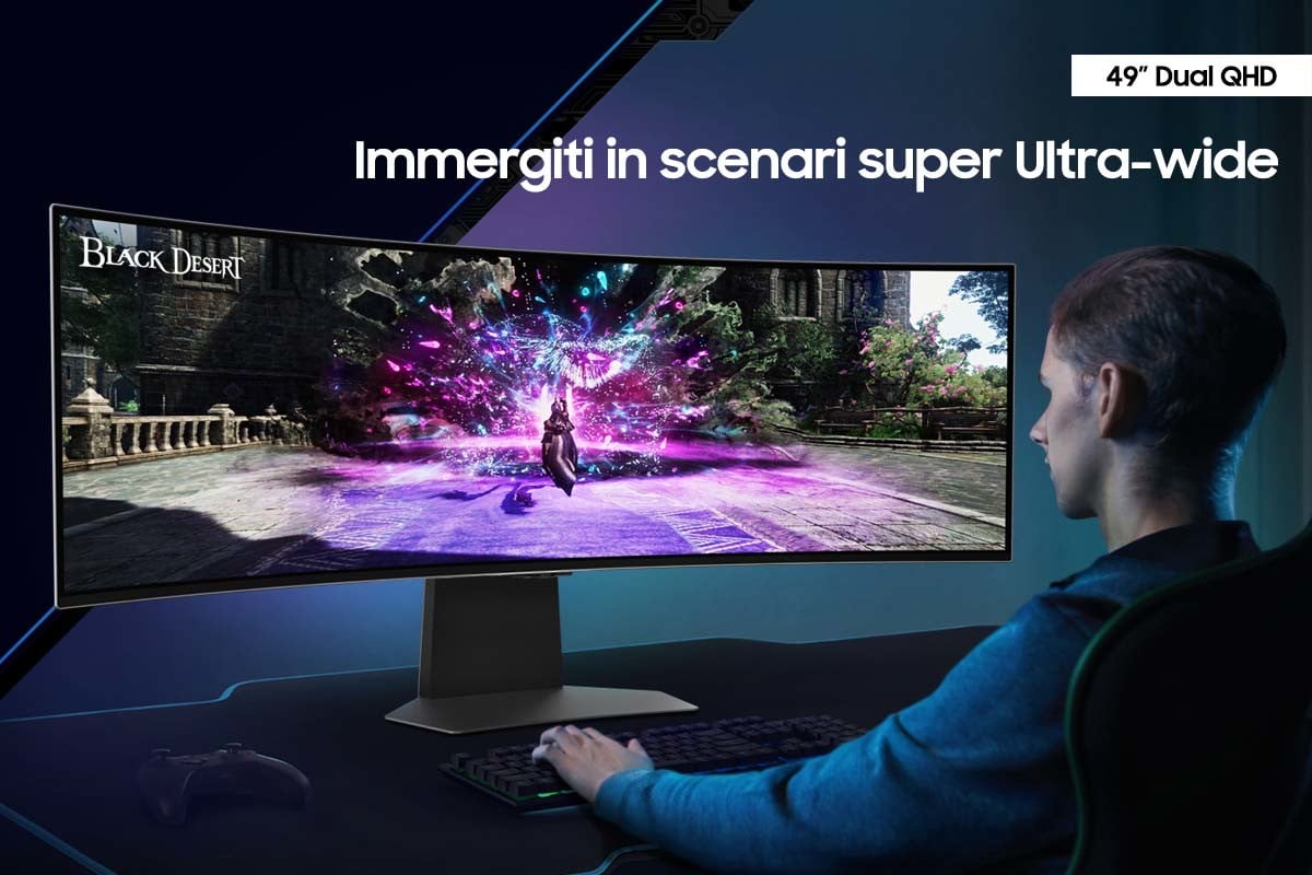 Samsung LS49CG950SUXEN Moniteur OLED Dual QHD de 49 pouces avec hub USB