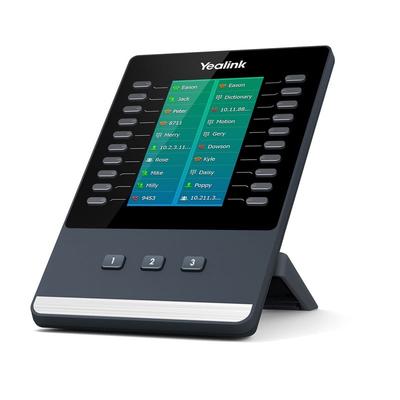 Yealink EXP50 module IP Noir, Gris 23 boutons