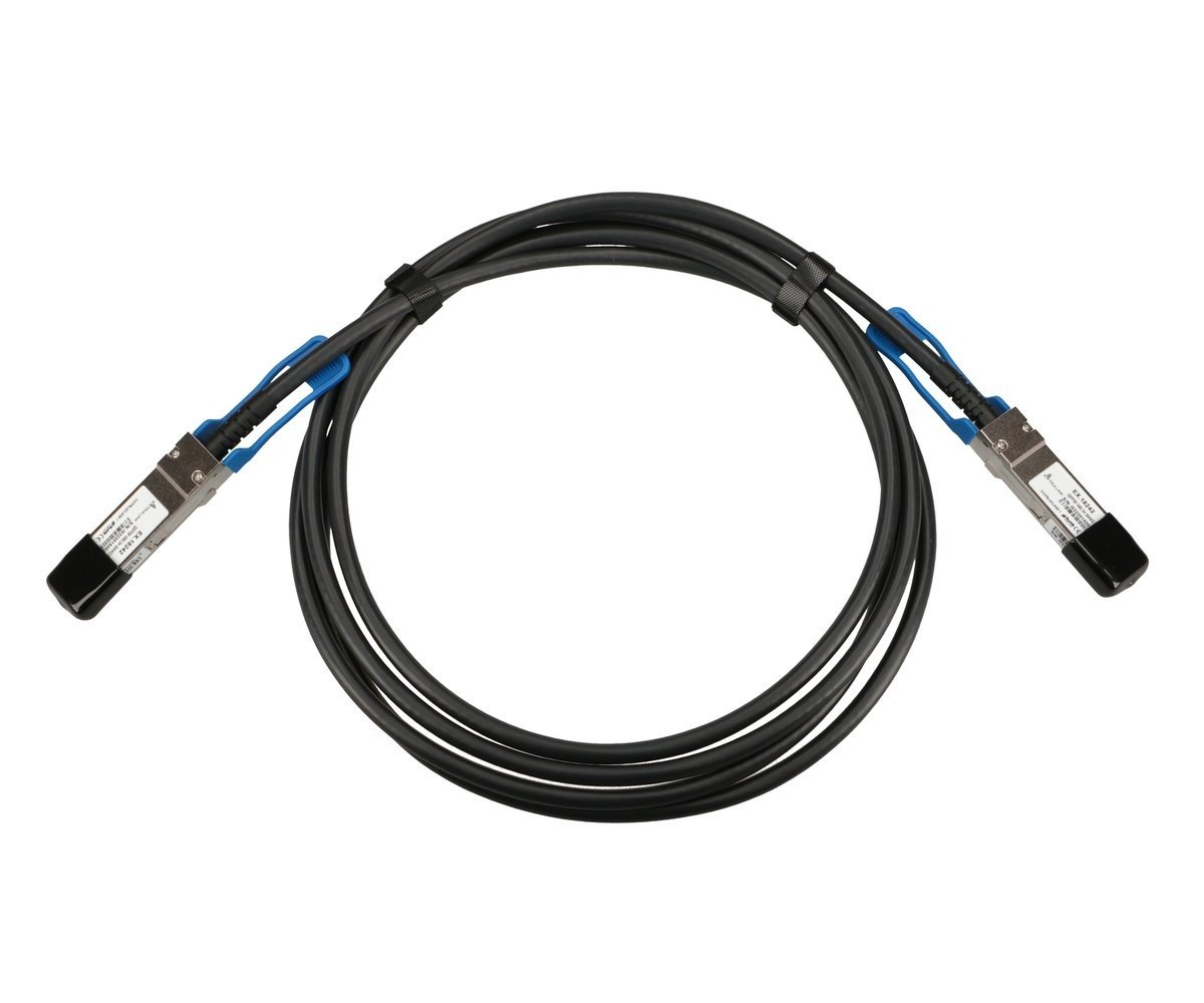 Extralink QSFP28 DAC CABLE 100G 3M 30AWG PASSIVE câble InfiniBand et a fibres optiques Noir