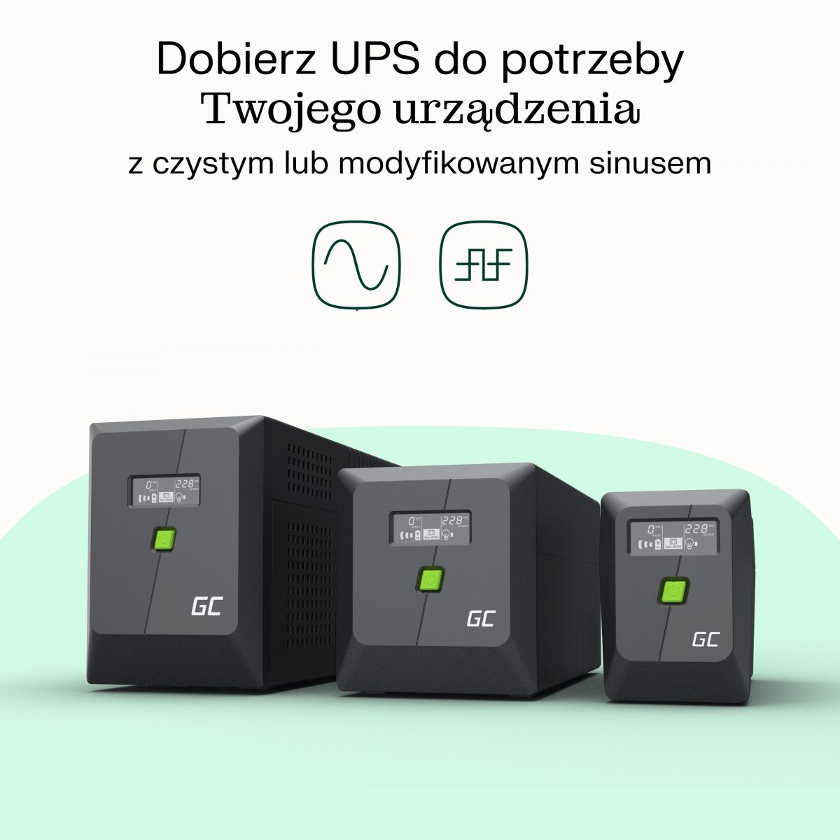Green Cell UPS 650VA 360W PowerProof alimentation de secours avec écran LCD