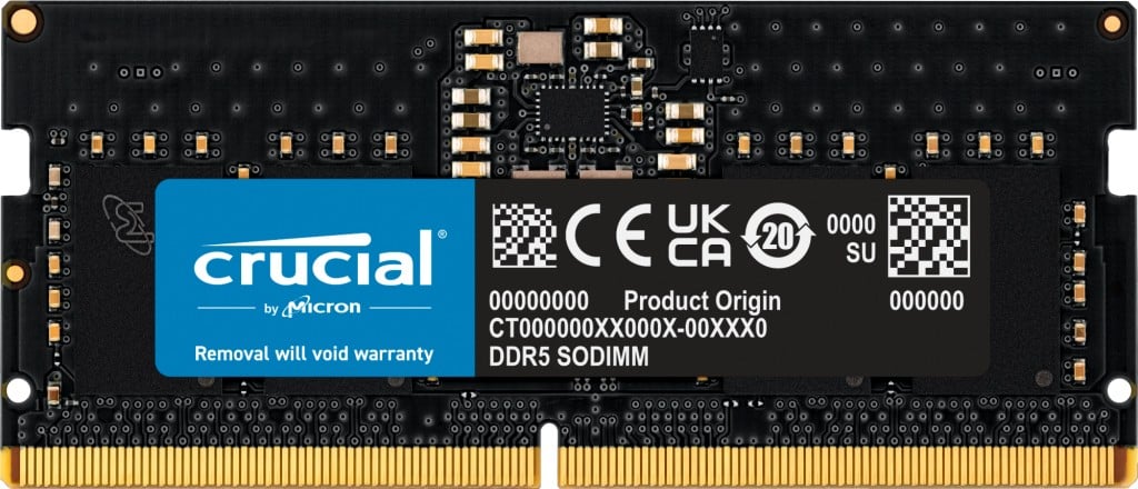 CRUCIAL 8GB DDR5-4800 SODIMM CL40