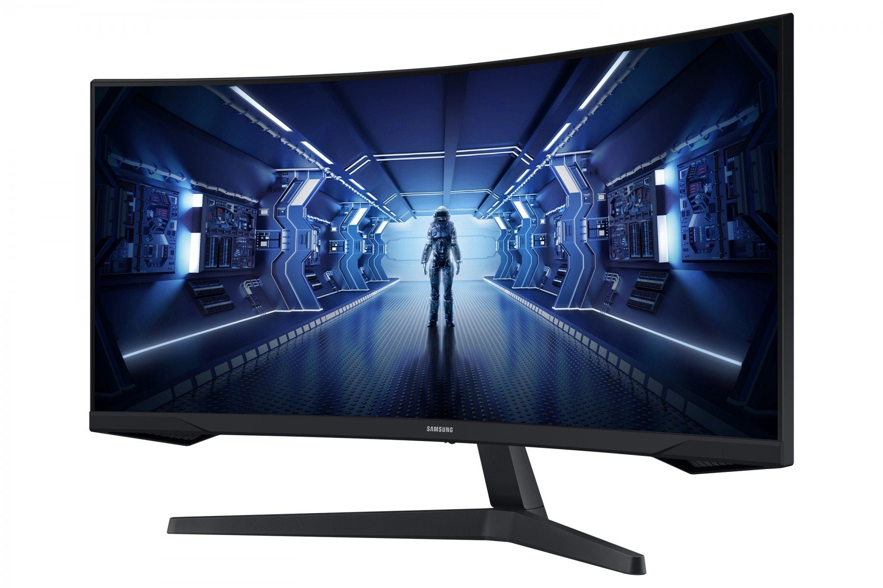 SAMSUNG ODYSSEY G5 - LC34G55T 34p 165Hz - Ecran gaming incurvé - UWQHD 3440x1440 - VA - 1ms - HDR10 - 250cd/m² - 2500 : 1 - HDMI- DP
