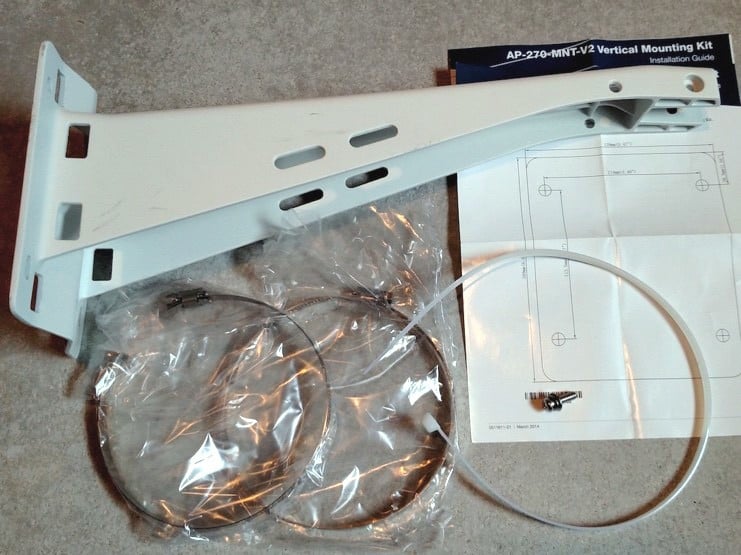 HPE AP-270-MNT-V2 AP-270 Series Outdoor Pole/Wall Short Mount Kit