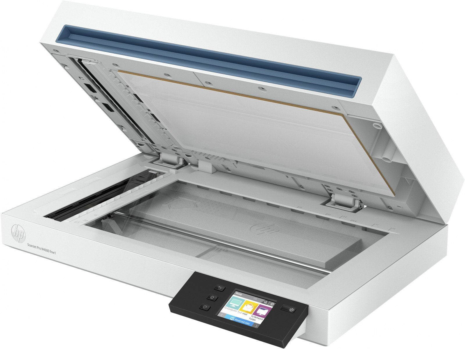 HP Scanjet Pro N4600 fnw1 Scanner a plat et chargeur automatique 1200 x 1200 DPI A5 Blanc
