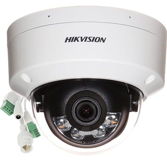 Hikvision DS-2CD2163G2-LIS2U(4mm) Caméra réseau dôme fixe 6 MP avec Acusense et éclairage hybride intelligent