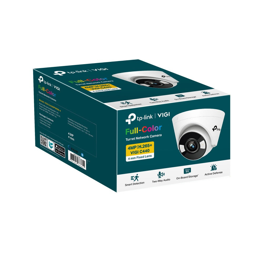 TP-LINK VIGI C440 2.8MM 4MP Full-Color Turret Network Camera