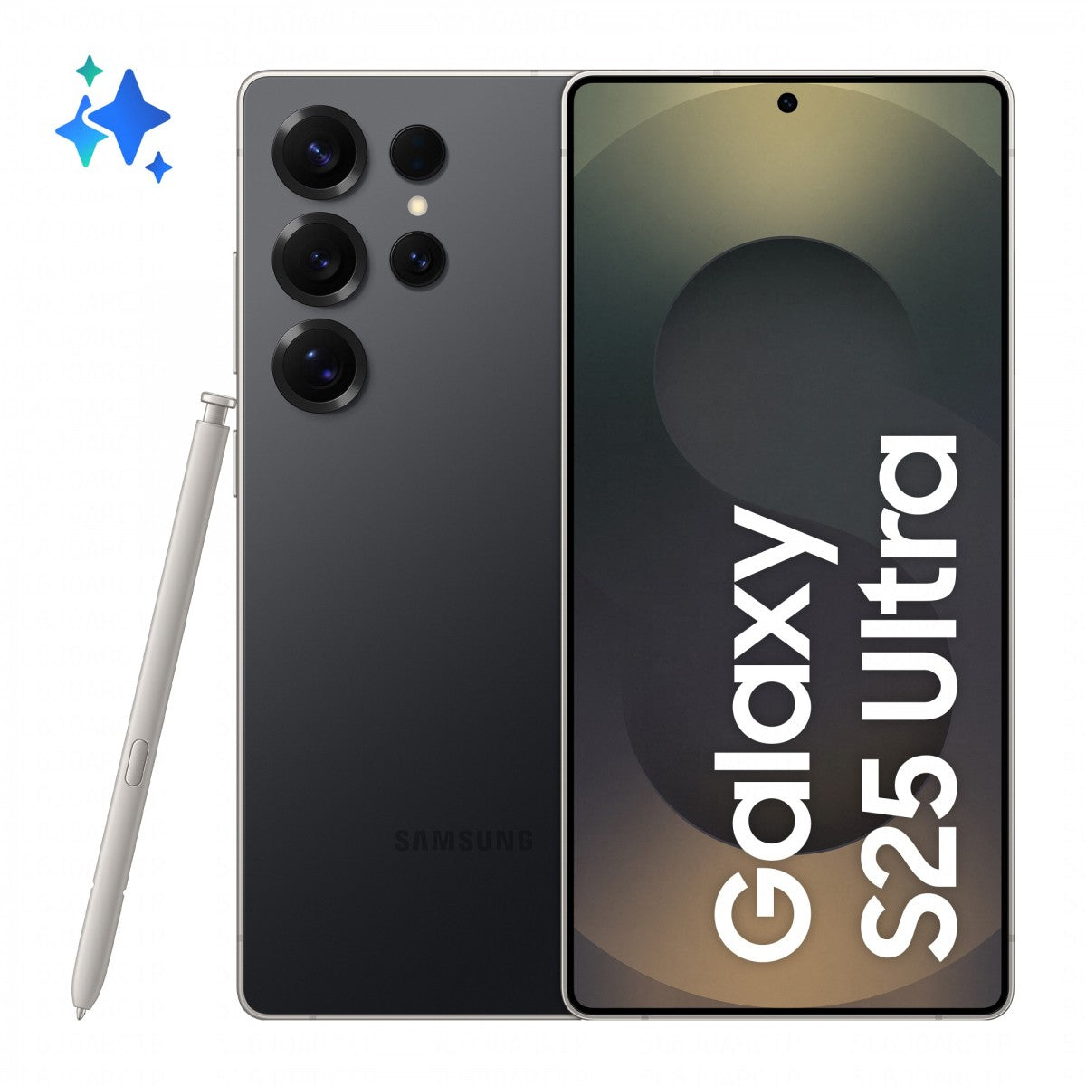 "Samsung Galaxy S25 Ultra 17,5 cm (6.9"") Double SIM Android 15 5G USB Type-C 12 Go 1 To 5000 mAh Noir, Titane"