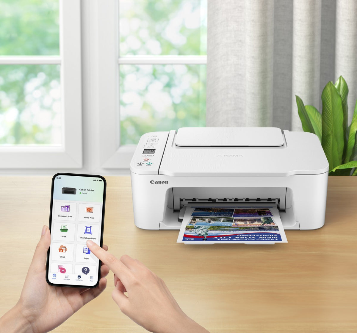 CANON PIXMA TS3751i MFP colour inkjet Legal 216x356mm A4 7.7ipm Print 60sheets Wi-Fi USB White