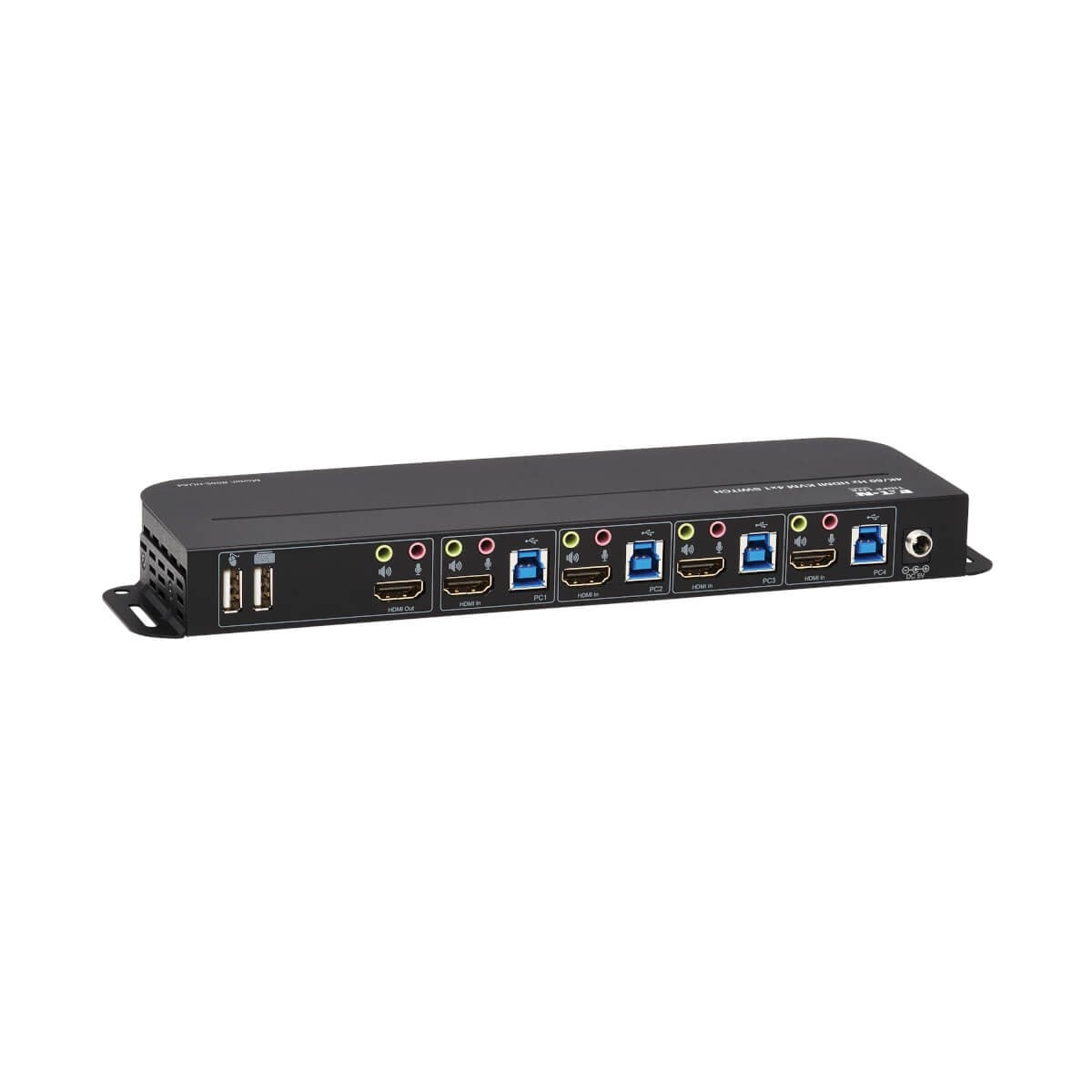 EATON TRIPPLITE HDMI USB KVM Switch 4-Port 4K 60Hz HDR HDCP 2.2 IR USB Sharing KVM/audio/USB switch 4xKVM/audio/USB