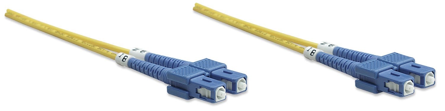 Intellinet 470605 câble de fibre optique 1 m SC OS2 Jaune