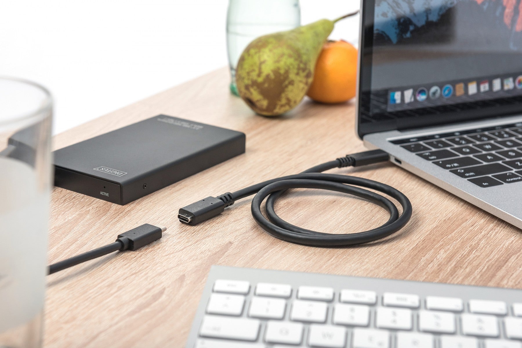 Digitus AK-300210-015-S câble USB USB 2.0 1,5 m USB C 0,48 Gbit/s Noir