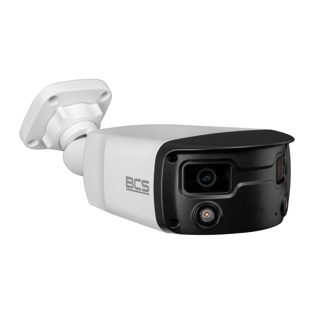 BCS BCS-P-PTIP2X4FCL3-Ai2 Caméra IP panoramique 8MP avec technologie NightColor, boîtier IP67