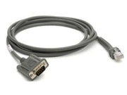 Zebra CBA-R08-S07ZBR câble Série Gris 2,1336 m RS232 DB9