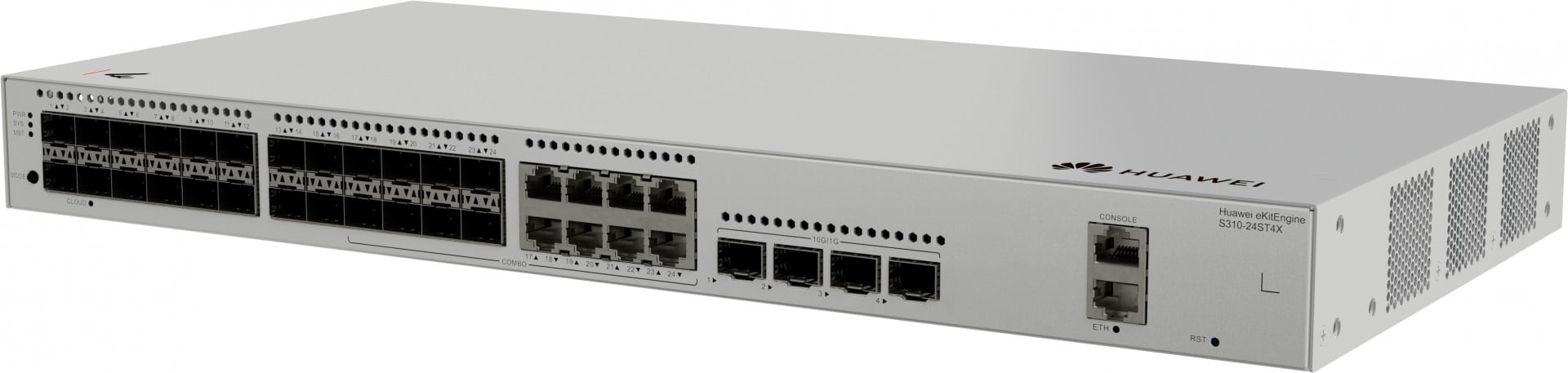 HUAWEI eKit S310 Series S310-24ST4X Géré L2+ Gigabit Ethernet (10/100/1000) 1U Gris