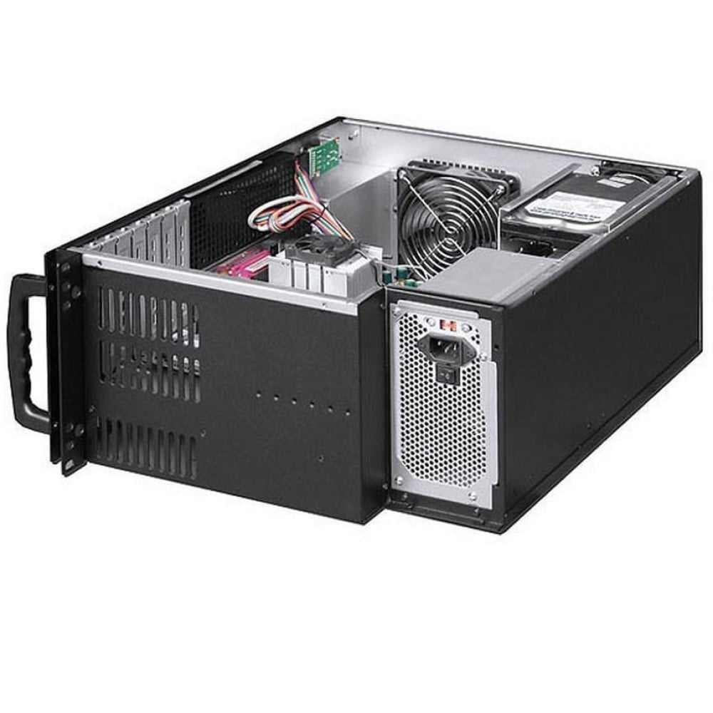 "Techly I-CASE MP-P4HX-BLK6 Boîtier serveur PC ATX Rack 19"" 4U"