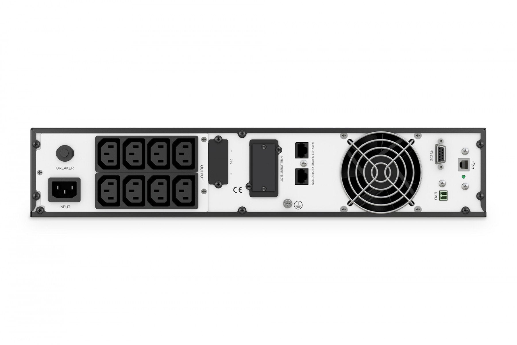 Digitus DN-170093 alimentation d'énergie non interruptible Double-conversion (en ligne) 1,5 kVA 8 sortie(s) CA