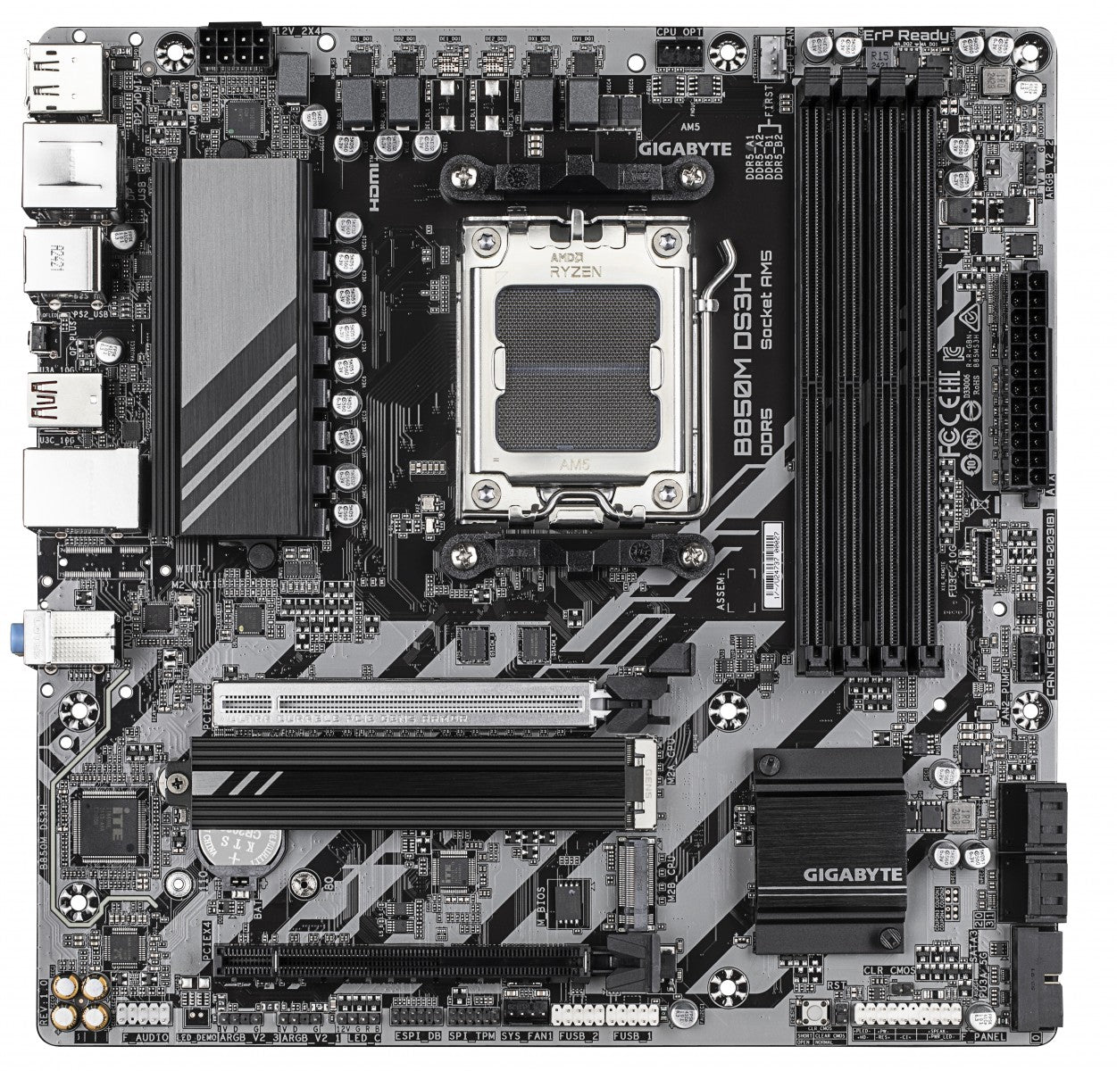 GIGABYTE B850M DS3H carte mere AMD B850 Emplacement AM5 micro ATX