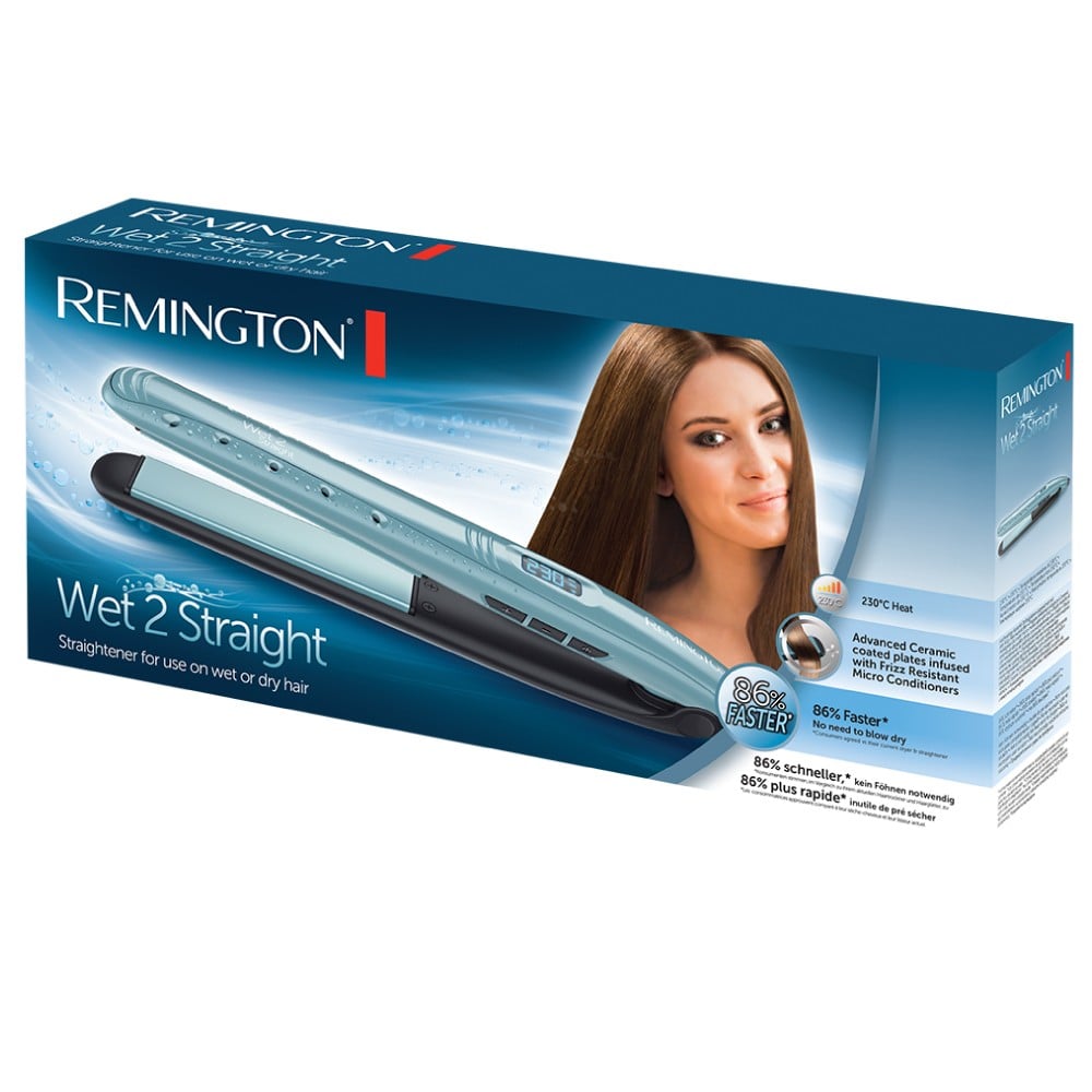 Remington S7300 - Fer a lisser - A chaleur - 140 °C - 230 °C - 15 s - Noir - Bleu