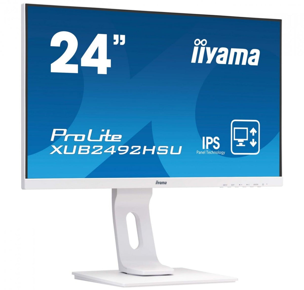 "iiyama ProLite XUB2492HSU-W1 LED display 60,5 cm (23.8"") 1920 x 1080 pixels Full HD Blanc"