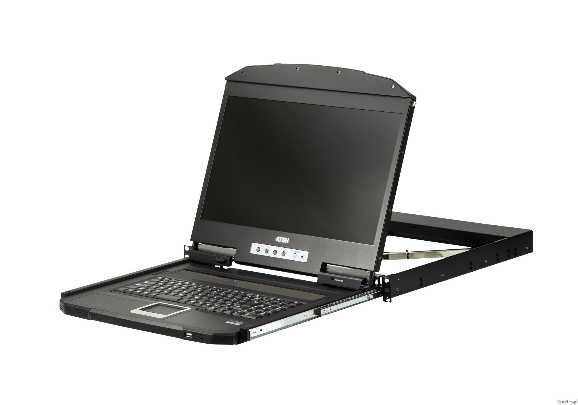 "ATEN CL3100NX support d'ordinateurs 47 cm (18.5"") 1366 x 768 pixels Métal, Plastique Noir 1U"