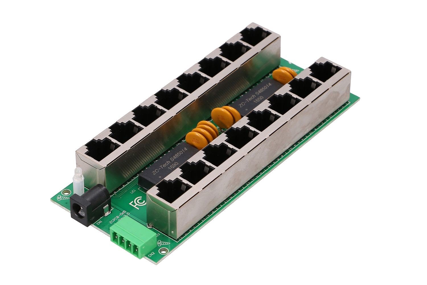 Extralink 8 Ports | Injecteur PoE Gigabit | 8x 1000Mb/s RJ45, Mode B
