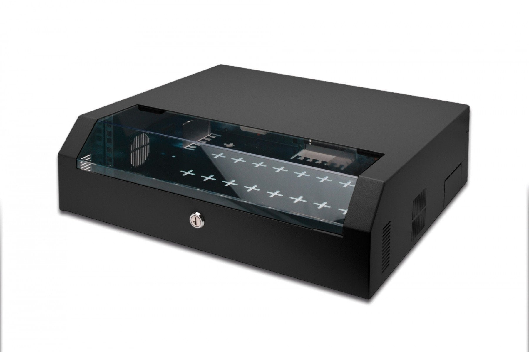Digitus DN-19 04U-PB-B étagere 3U Rack monté sur le mur Noir