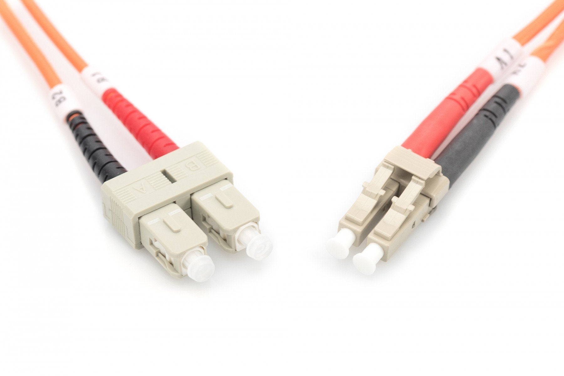 DIGITUS Câble de brassage multimode a fibre optique - LC / SC - 1 m - I-VH - OM2 - LC - SC