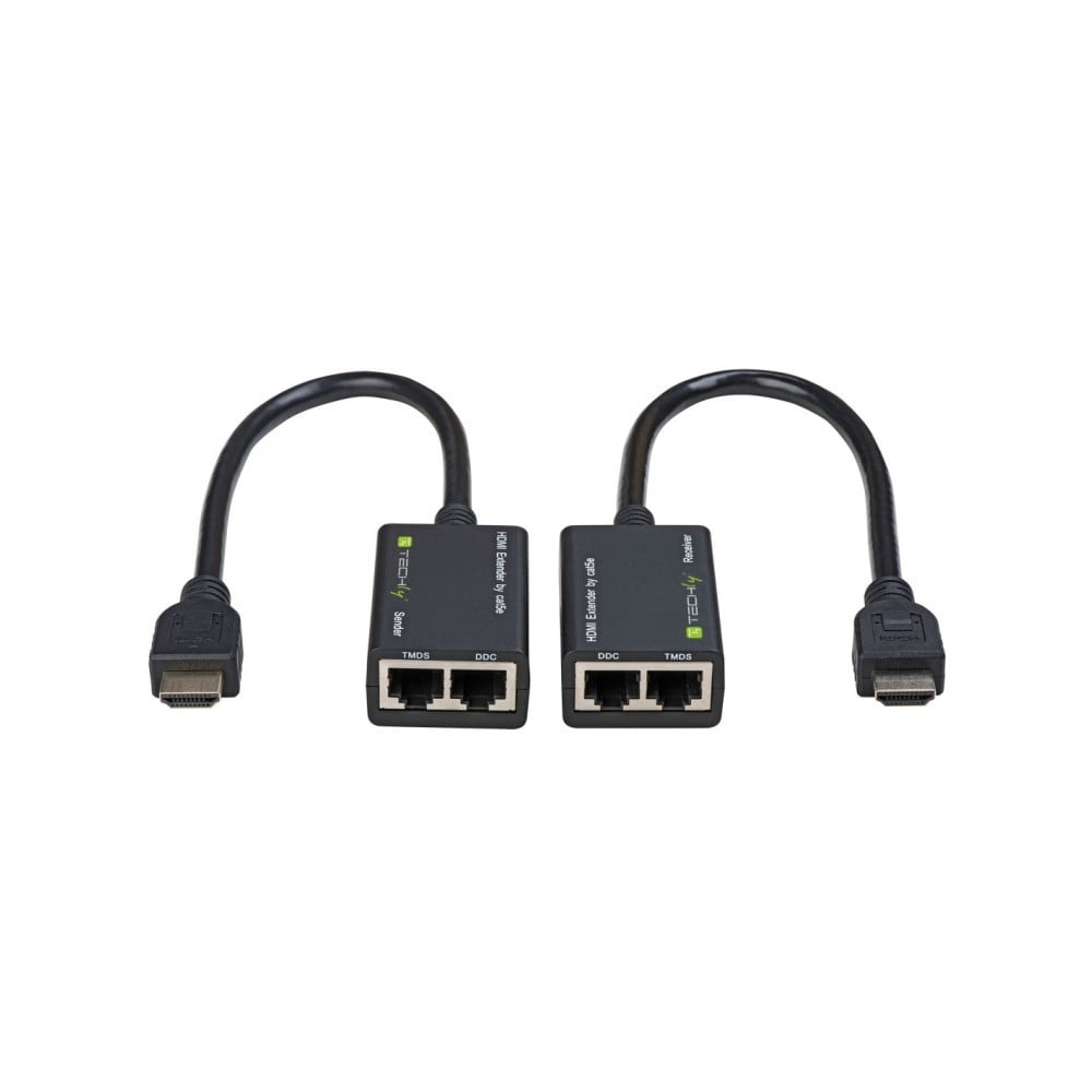 Techly IDATA EXT-E30D Extendeur HDMI 1080p60Hz jusqu'a 30m sur câble Cat5e/6