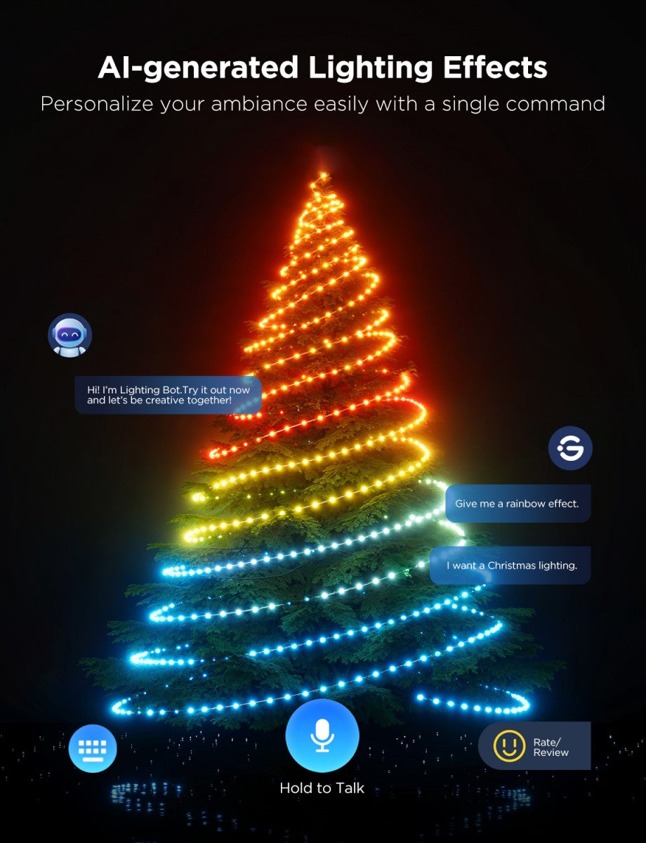 Govee H80C4C42 Guirlandes lumineuses de Noël 2S 20m