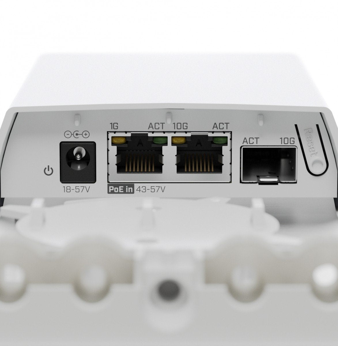 Mikrotik FTC11XG convertisseur de support réseau Blanc