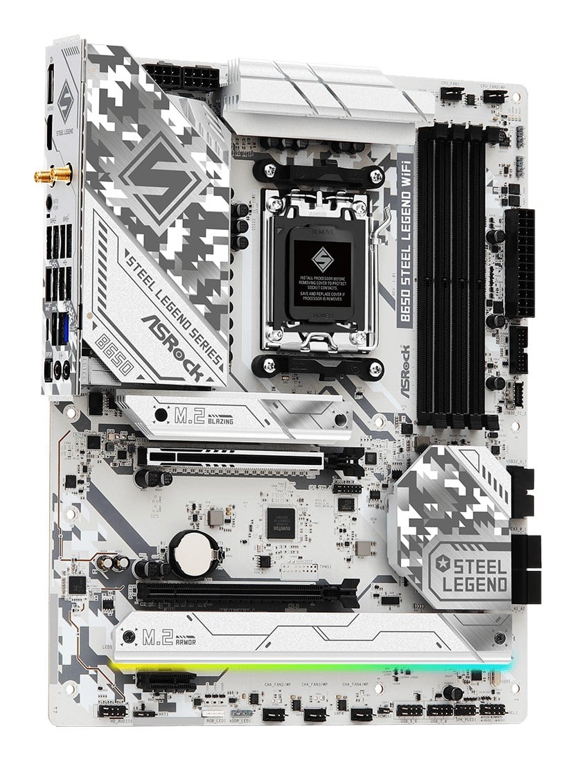 Asrock B650 Steel Legend WiFi AMD B650 Emplacement AM5 ATX